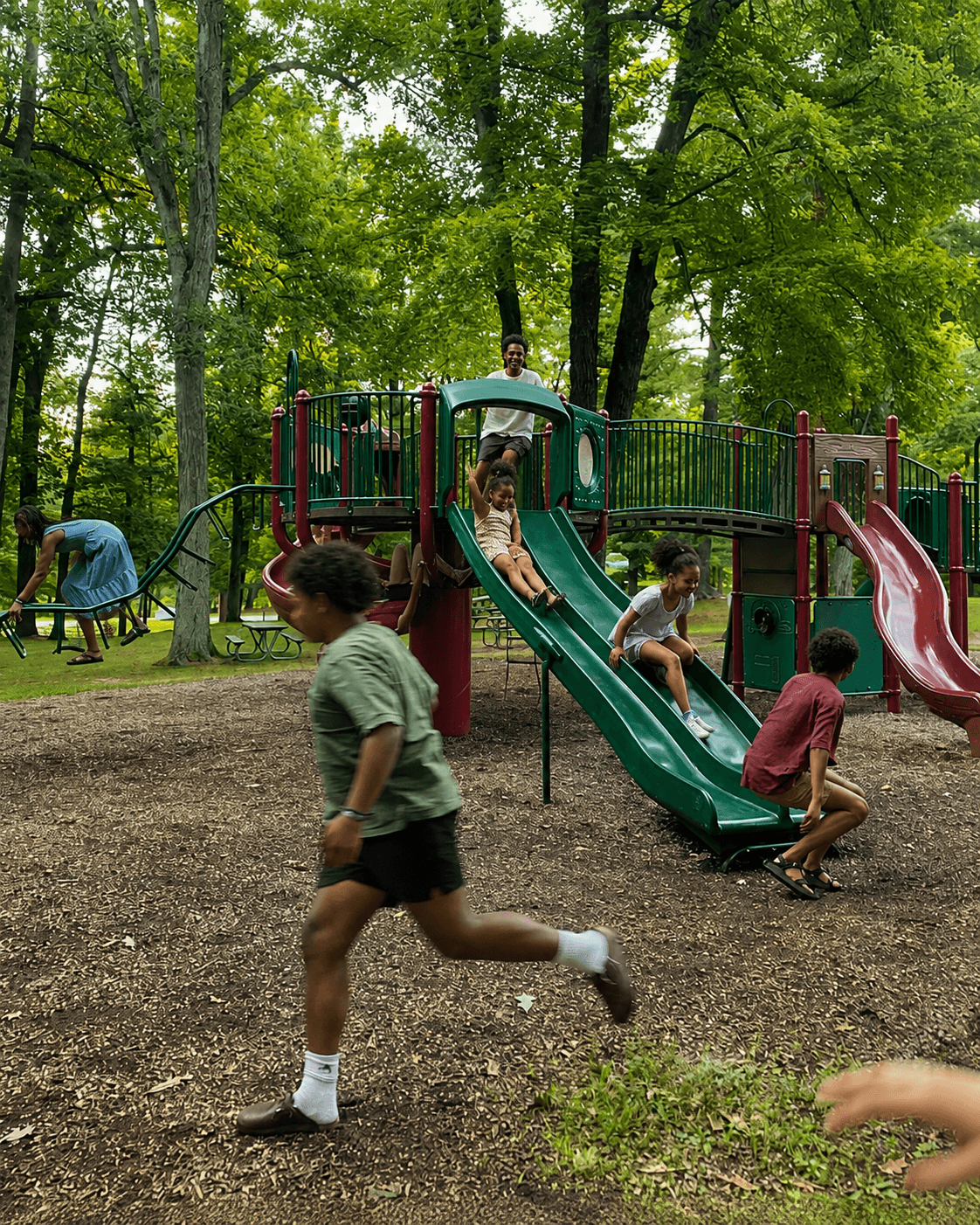 Children playing together at a LilyRose playground